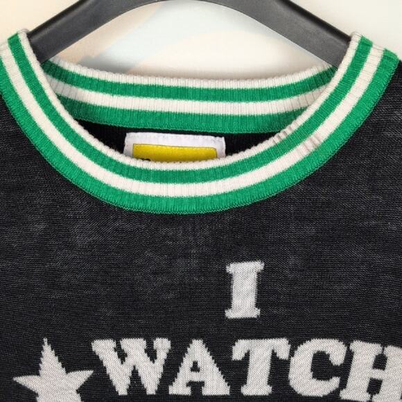 Tipsy Elves Santa I Watch You Sleep Sweater - Picture 2 of 8